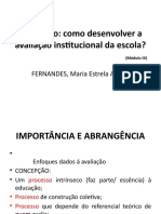 Progestão: Como Desenvolver A Avaliação Institucional Da Escola?