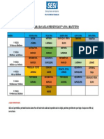 Cronograma Das Aulas Presenciais 7° Ano A Matutino: Sexta-Feira