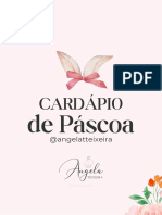 Cardápio: de Páscoa