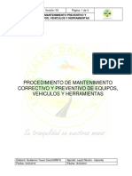 GME-PD-01 PROCEDIMIENTO DE MTTO CORRECT. Y PREVEN. DE EQUPOS Y VEHICULOS V3
