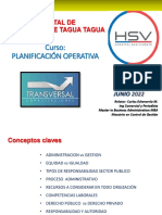 Curso: Planificación Operativa: Hospital de San Vicente de Tagua Tagua