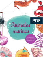 Animales marinos: tortugas, peces, estrellas de mar y más