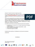 Invitacion Iberoamericano Jose Miguel Lopez Duran España Barcelona