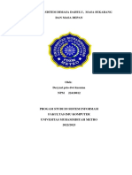 Operating Sistem Dimasa Dahulu, Masa Sekarang Dan Masa Depan