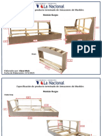 Especificación de Producto Terminado de Armazones MOD BURGOS