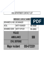 999 Major Incident 050-6723201: Police Ambulance Civil Defense