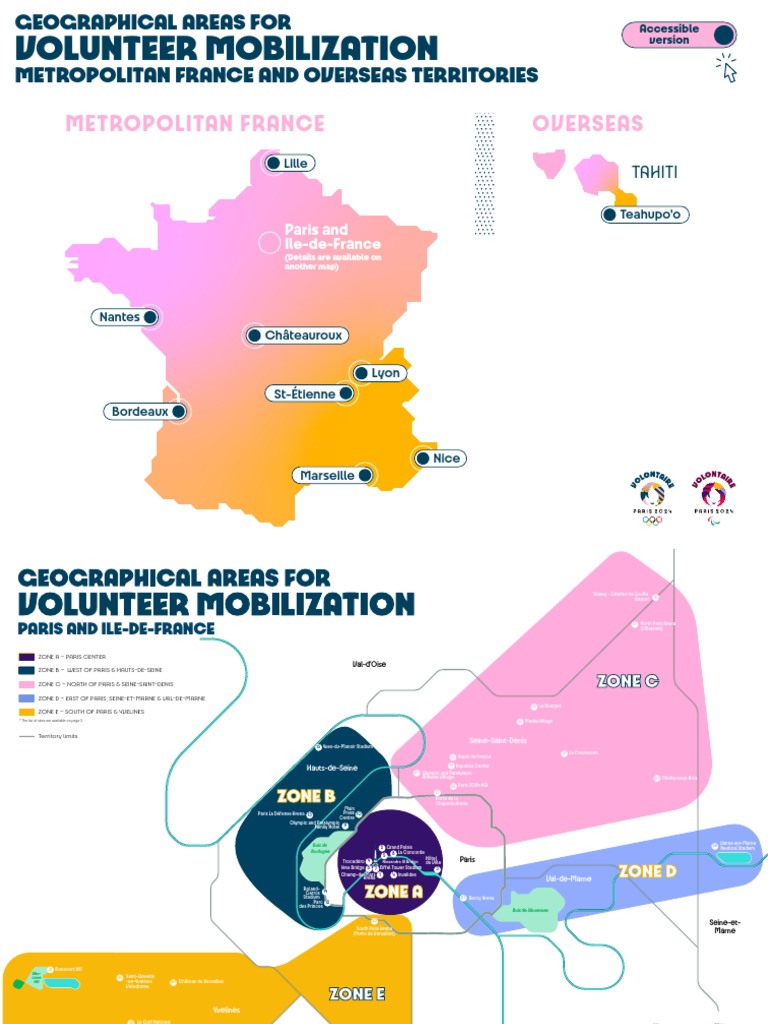 Geographical Areas For Volunteer Mobilization | PDF | Paris | France