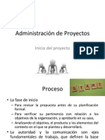 Administracion de Proyectos Informaticos. Tema 4. Inicio