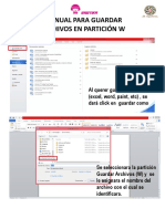 Manual para Guardar Archivos Particion W 2