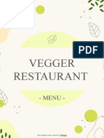 Vegger Restaurant: - Menu