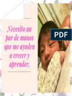 Necesito Un Par de Manos Que Me Ayuden A Crecer y Aprender