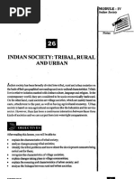 Download L-26 Indian Society Tribal Rural and Urban by praneeth_rd SN63635594 doc pdf