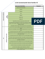 Formato Ficha de Caracterización Socio-Familiar V5: Modulo 1 (Información Niña/Niño) Respuesta