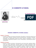 Organic Chemistry (Cy2002D)