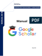 Manual Google Scholar