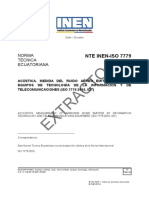 Extracto: Nte Inen-Iso 7779