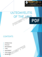 Osteomyelitis of The Jaws