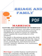 Marital and Family Relationship