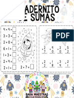 Cuadernito para Practicar Las Sumas Por Materiales Educativos Maestras