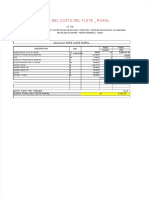 Calculo del costo del flete rural y fluvial para la construcción de un centro educativo