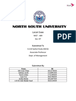 Local Case: MGT - 489 Sec: 07 Submitted To S.S.M Sadrul Huda (SSH2) Associate Professor Dept. of Management