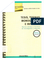 Tesis, Tesinas, Monografías E Informes: Mirta Bottac