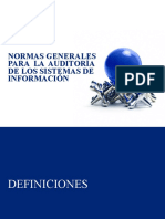 Normas Generales para La Auditoría de Los Sistemas de Información