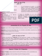 Proyecto de Aula (P.A) ¿Qué Es?