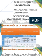 Técnicas de Estudio y de La Comunicación