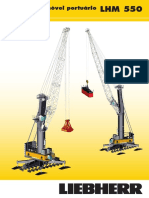 Liebherr LHM 550 Mobile Harbour Crane Data Sheet PT 9980-0