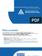 Herramientas Efectivas para La Auditoría Externa: Mgtr. Yenith Cristina Ortiz González