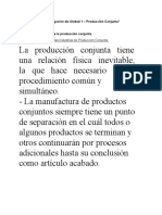 1.1.1. Características de Las Industrias de Producción Conjunta