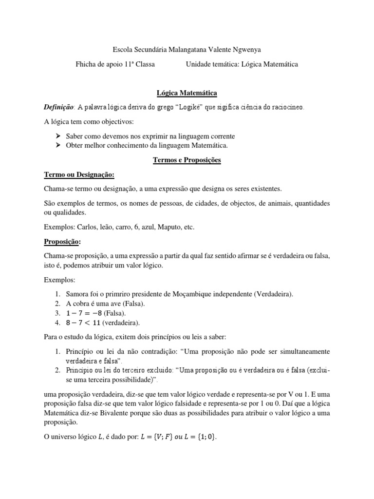 ficha-de-apoio-11a-classe-pdf-l-gica-matem-tica-l-gica