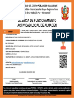 Licencia Muni Chacaneque