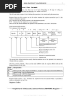 Instruction Formats in 8086