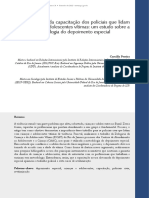 Capacitação de policiais no depoimento de vítimas infantis