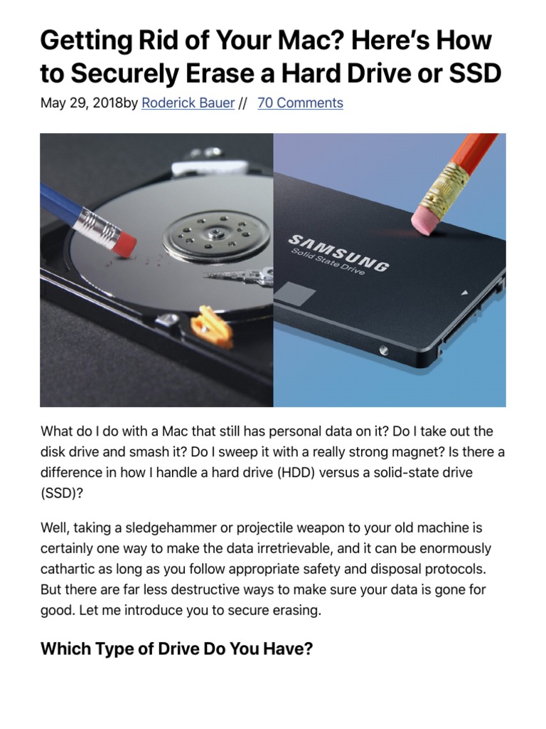 A Step by Step Guide To How To Wipe A Mac Clean PDF Solid State