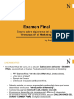 Examen Final - Introducción Al Marketing