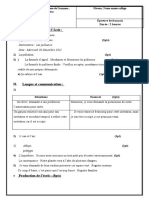 Proposition de L'examen Session 2023 3 Ème Année Collège