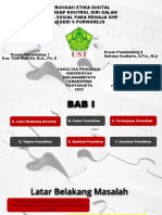 Hubungan Etika Digital Terhadap Kontrol Diri Dalam Media Sosial Pada Remaja SMP Negeri 5 Purworejo