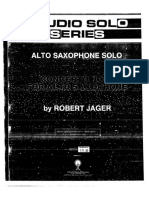 Concerto #2, Robert Jager, Pour Saxophone Alto Et Piano