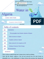 Irrigation Water in Algeria-KawterSOUADJI