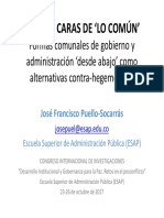 Formas Comunales de Gobierno Desde Abajo José Francisco Puello