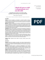 Baron - Composición y Evolución Del Gasto en Salud 2013 2018