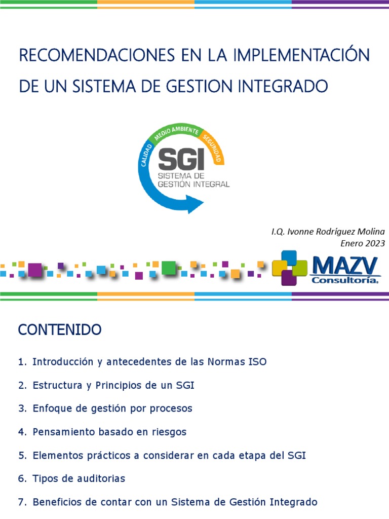 Guía para Implementar un SGI ISO | PDF | Auditoría | Planificación