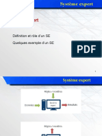 Système Expert: Définition Et Rôle D'un SE Quelques Exemple D'un SE