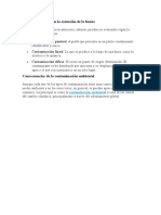 Contaminación Según La Extensión de La Fuente