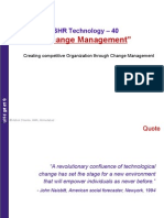 "Change Management": SHR Technology - 40