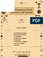 The Mechanical World: Descartes and Newton