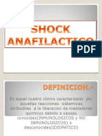 Shock Anafilactico